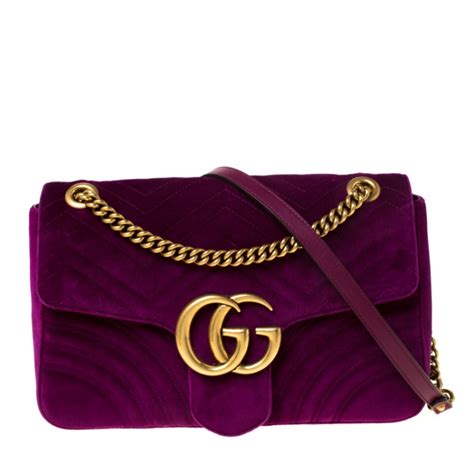 gucci lavender bag|purple velvet gucci bag.